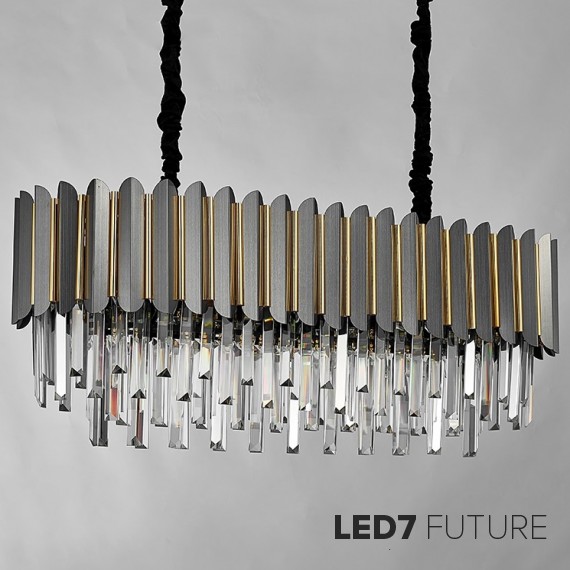 Ritz - OdeonLux 20 Rectangular Chandelier